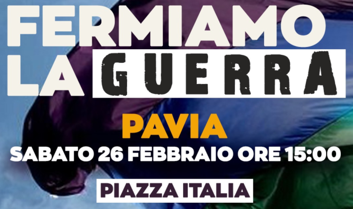 Guerra ucraino-russa, domani manifestazione per la pace a Pavia 