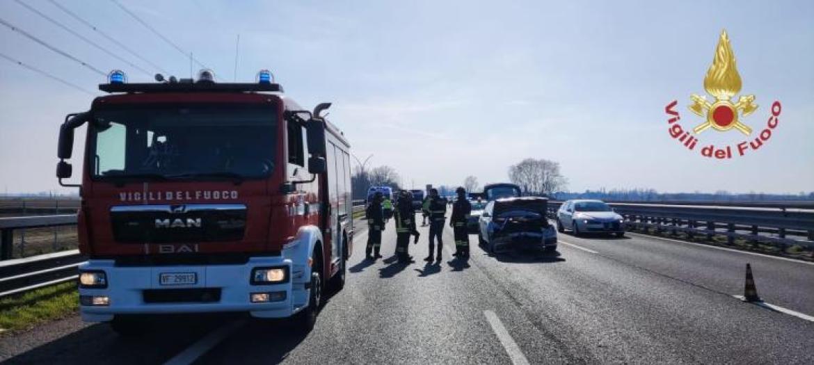 Incidente sull'autostrada A7 tra Bereguardo e Binasco