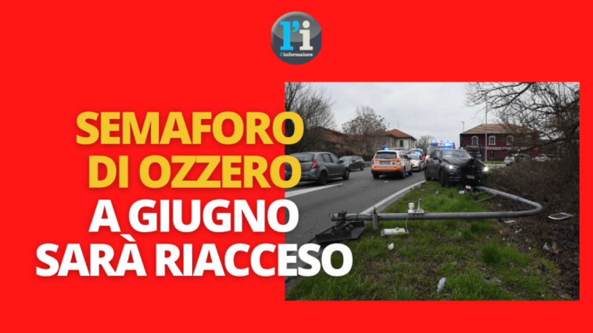 A giugno ritorna il semaforo di Ozzero sulla Statale 494