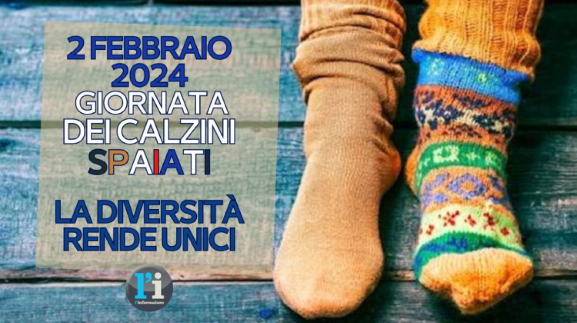 Calzini spaiati, venerdì 2 febbraio la giornata internazionale