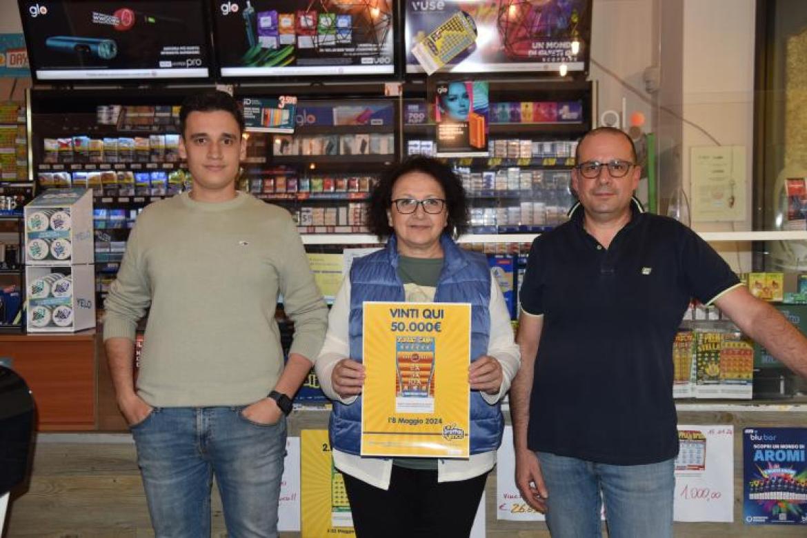 Vincita da 50mila euro al Gratta e Vinci nel bar tabaccheria Primavera di Vigevano
