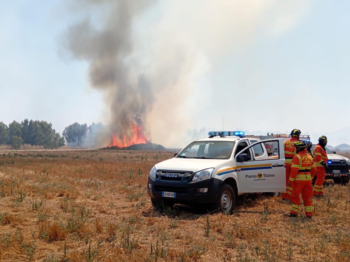 Lotta agli incendi boschivi: il Parco del Ticino sette settimane nel campo base in Sardegna