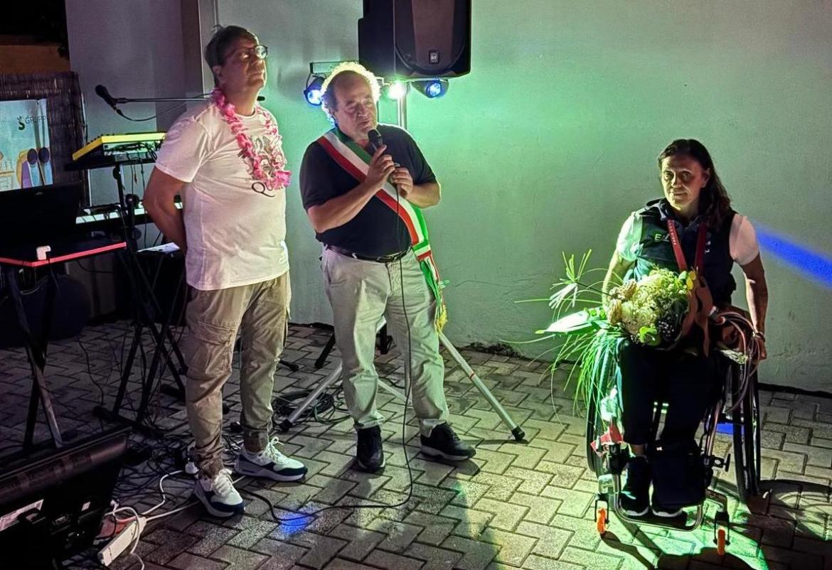 L'omaggio di Gambolò a Daila Dameno, medaglia di bronzo  nell'arco a squadre alle Paralimpiadi