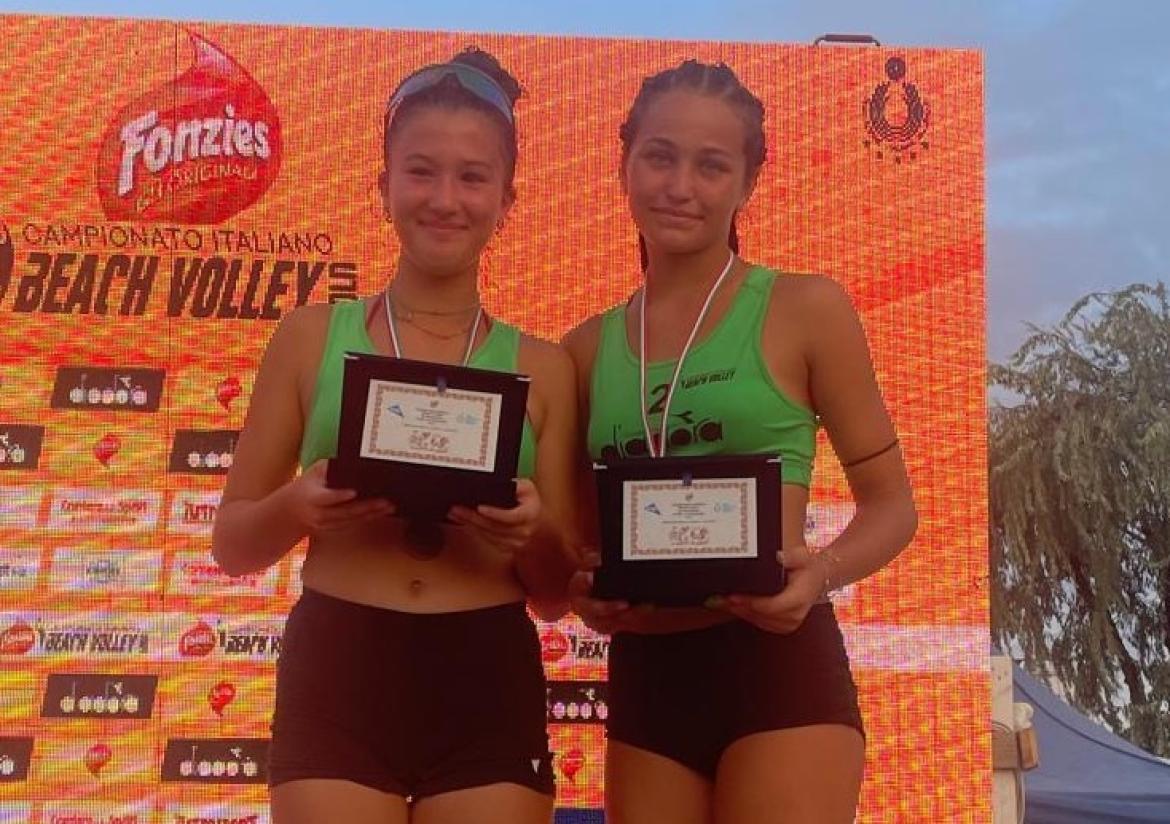 Beach-volley, la vigevanese Emma Vallin è terza alle Finali nazionale Under 14