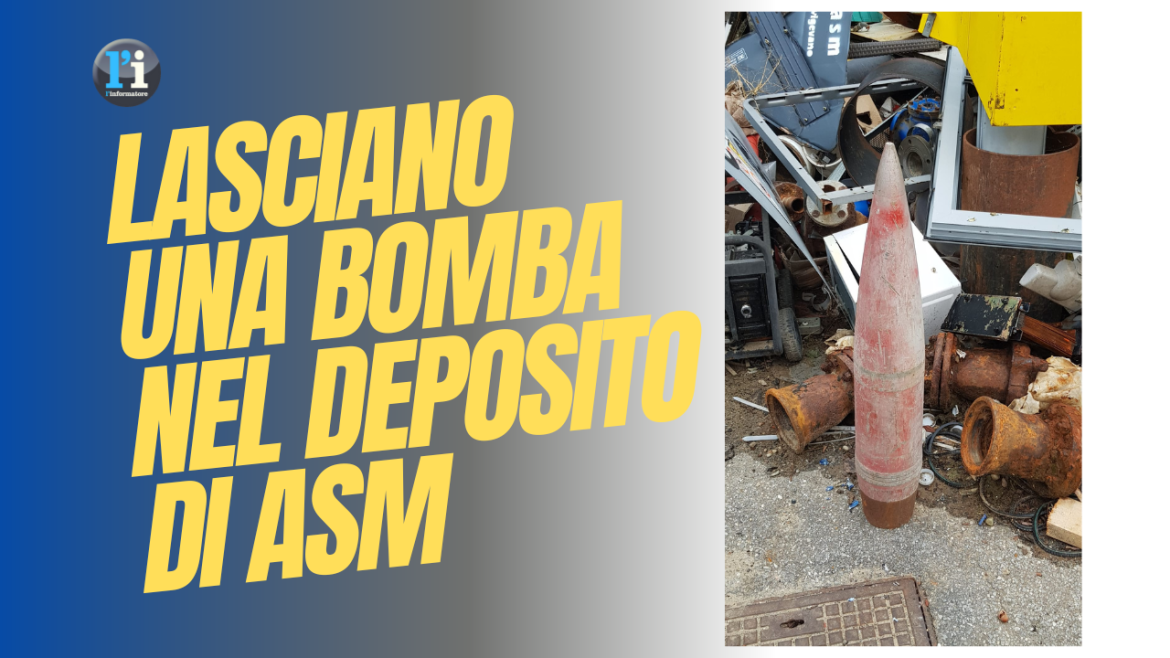 Bomba "smaltita" nel deposito rottami metallici di Asm 