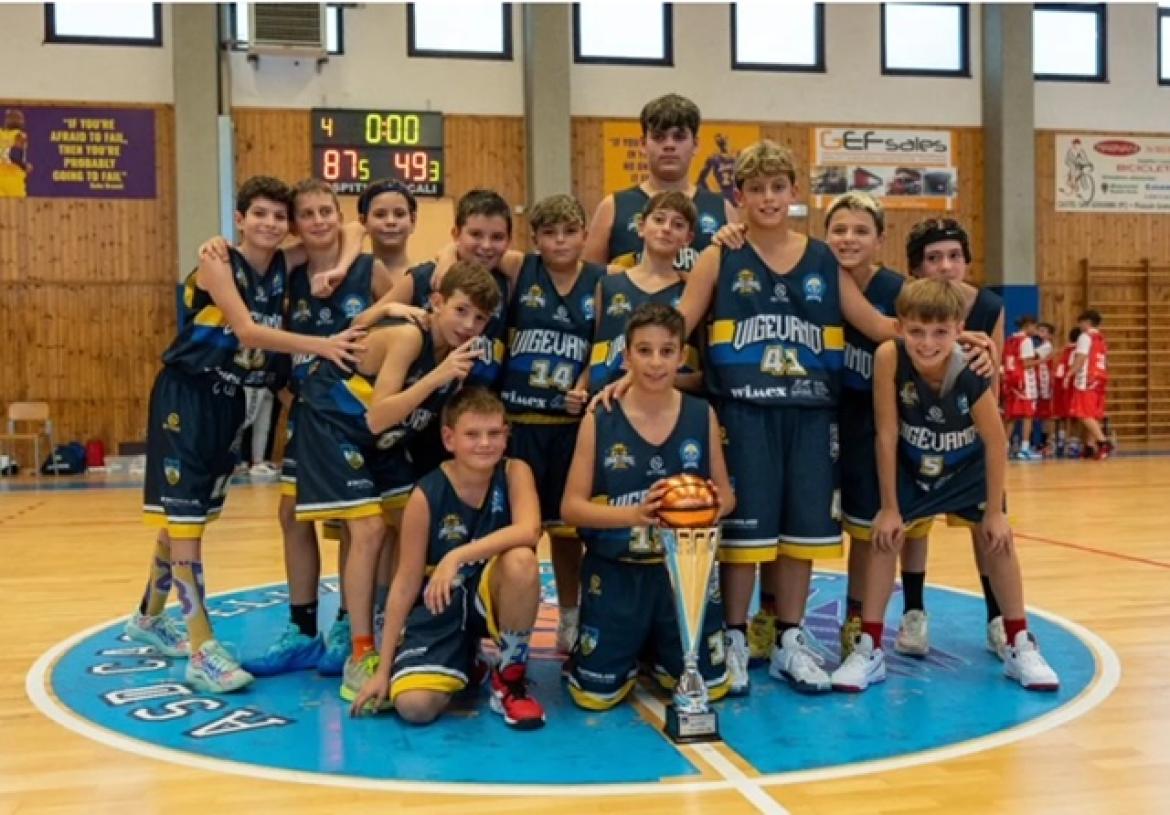 Basket giovanile, la Under 13 della Cat Vigevano vince il "Memorial Ferri"