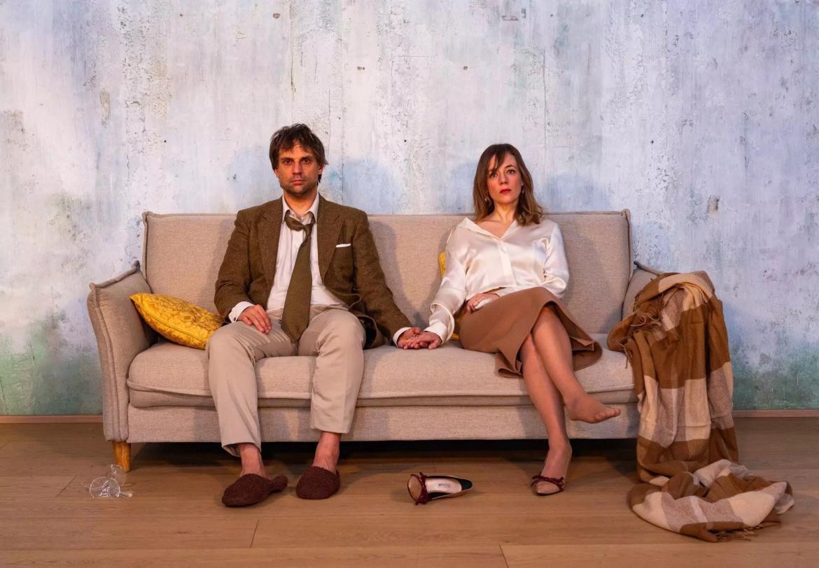 Fausto Cabra e Sara Lazzaro in "Scene da un matrimonio"