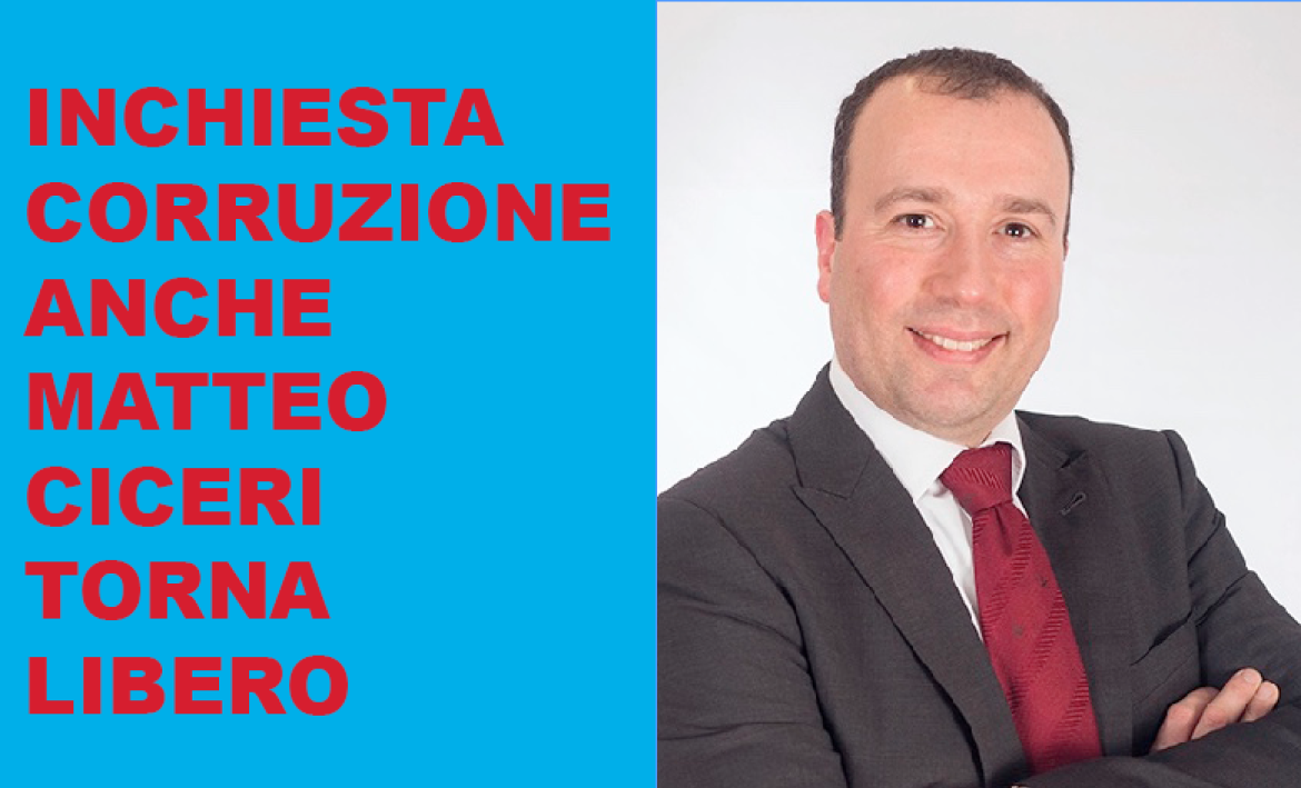 Corruzione a Vigevano: il giudice ha revocato i domiciliari a Matteo Ciceri