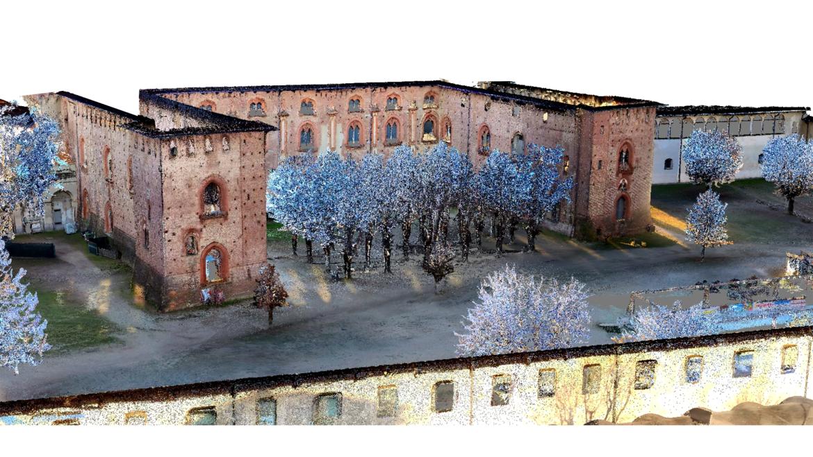 Il castello in rilievo digitale. «Così si facilita la sua gestione»