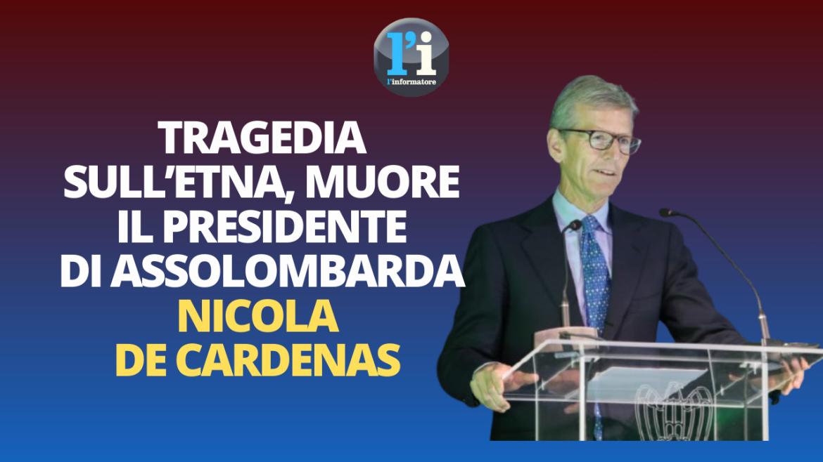 Tragica scomparsa del presidente di Assolombarda Pavia, Nicola de Cardenas