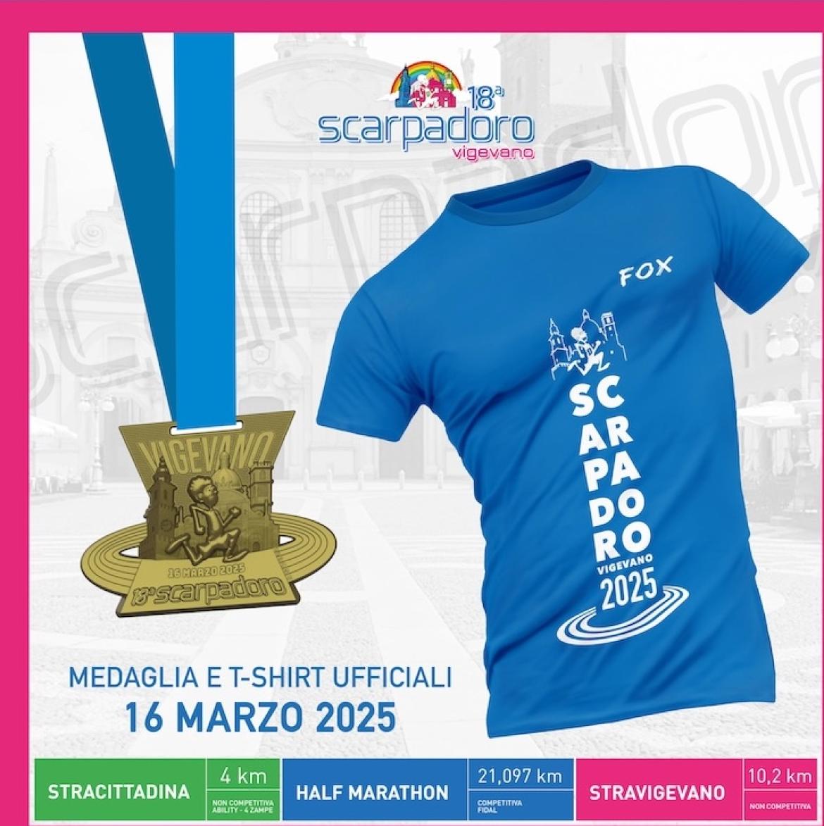 Podismo, un mese alla 18° edizione della "Scarpadoro": presentate T-shirt e medaglie