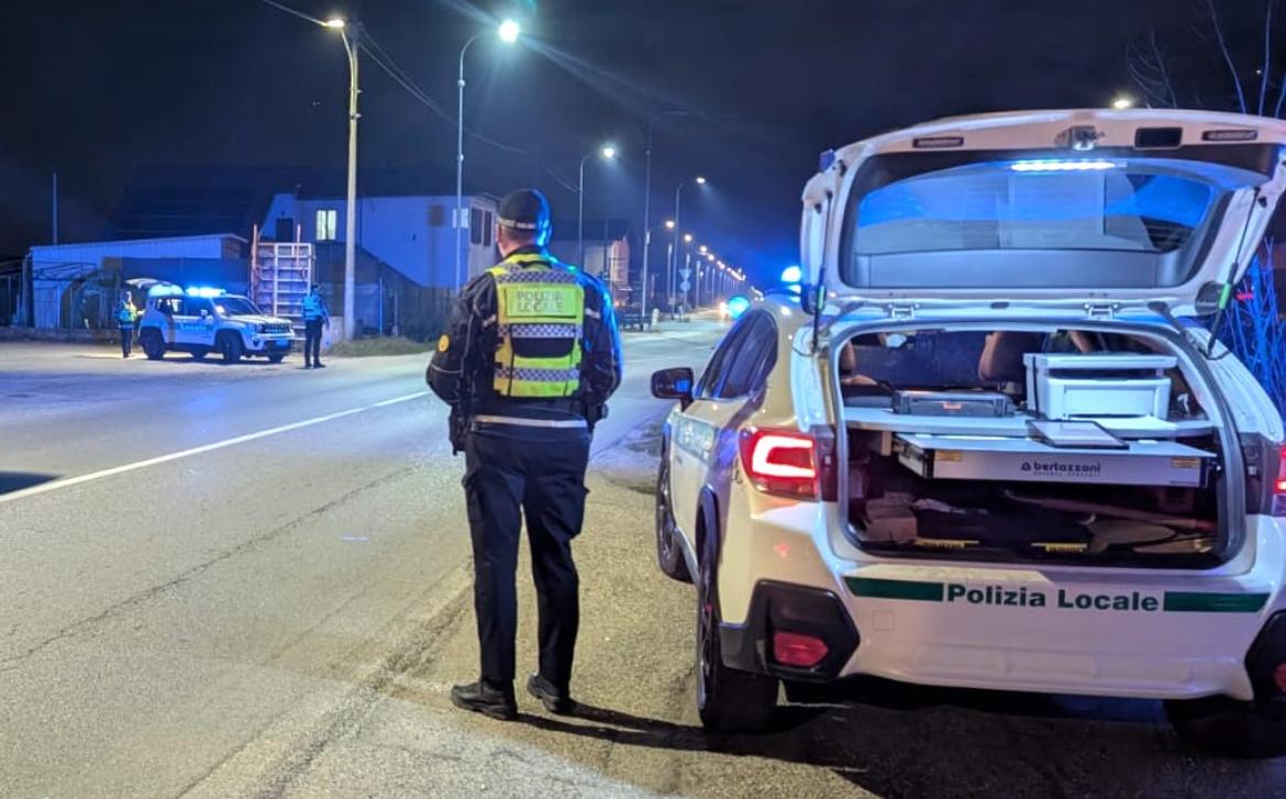 Iniziati i pattuglioni serali con etilometro e drug test predisposti dalla polizia locale di Gambolò e Tromello
