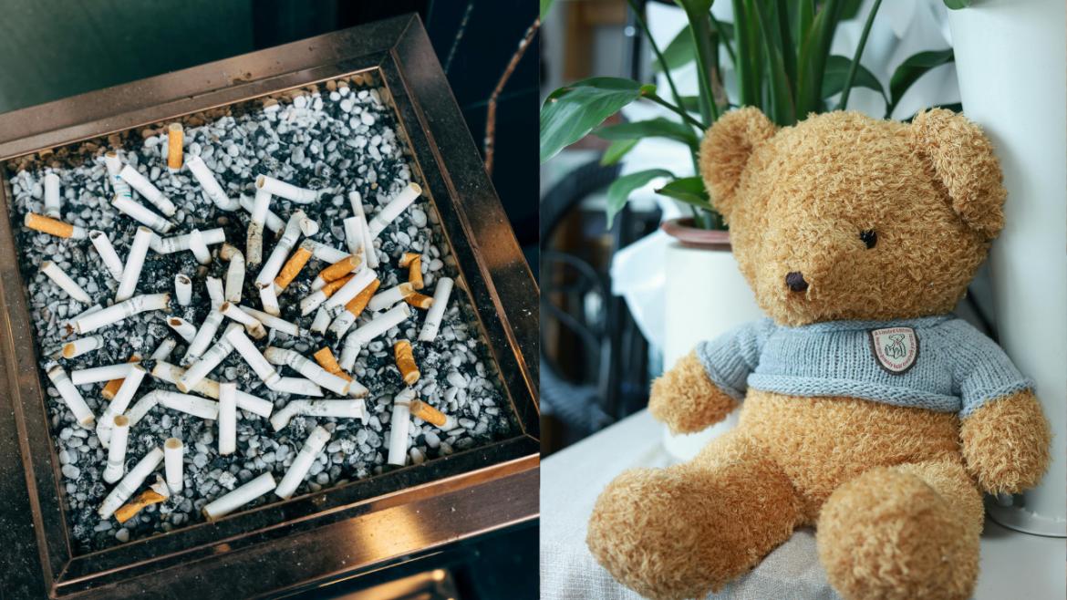 E il mozzicone di sigaretta diventa imbottitura per peluche e divani