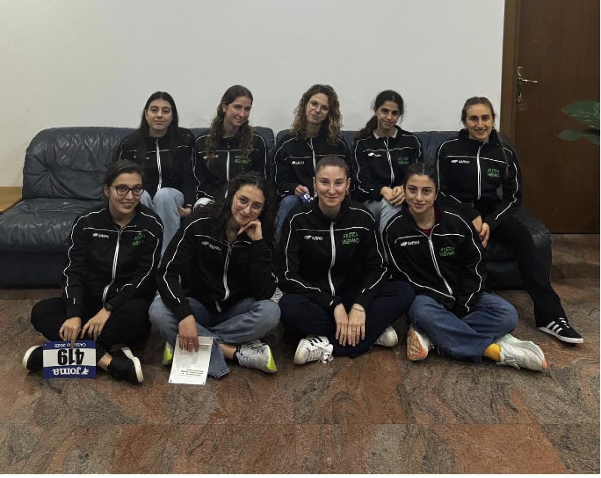 Campionati italiani di campestre: la Juniores dell'Atletica Vigevano chiude all'ottavo posto