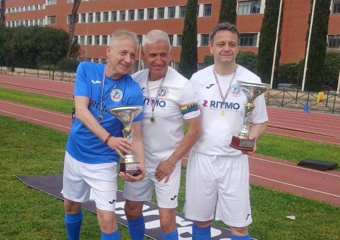 Calcio camminato: tre vigevanesi sono campioni d'Europa