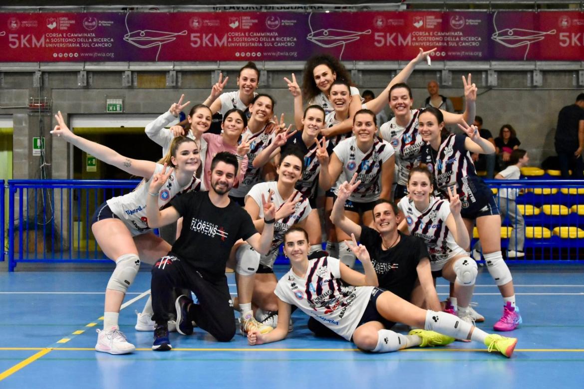 Volley, serie B2: Florens corsara al tie break con il Cus Torino