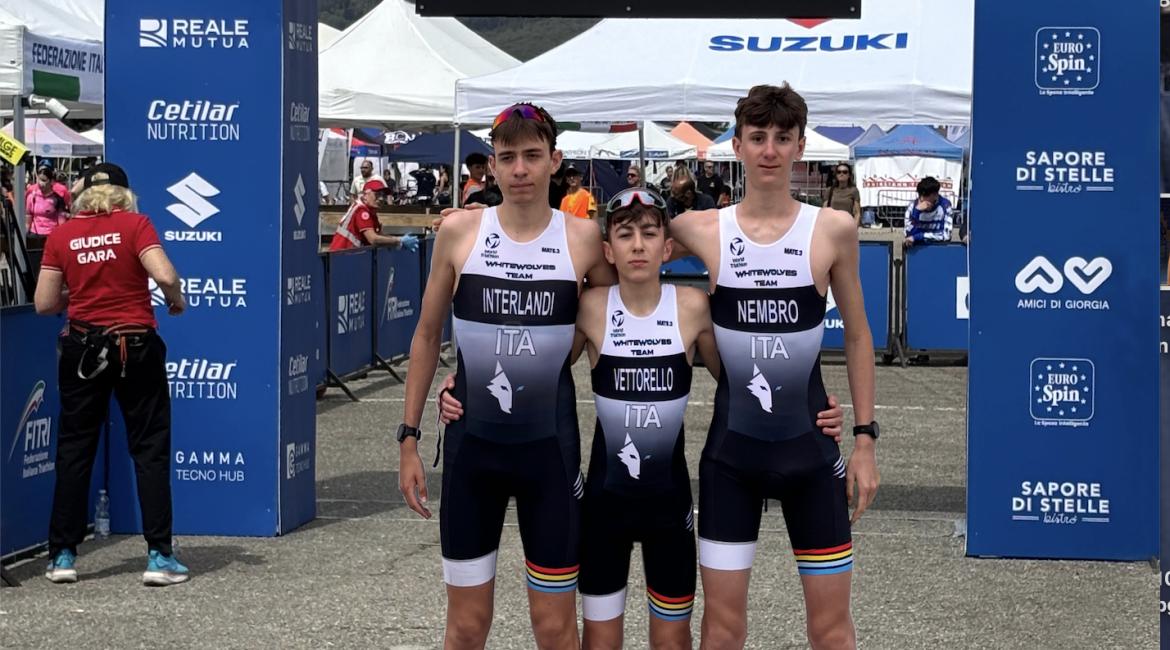 Duathlon, campionati italiani giovanili: bene gli atleti del Whitewolves Team Vigevano