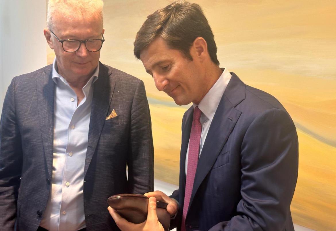 Almini ed Elachem visitate dal presidente di Assolombarda Pavia, Tommaso Rossini