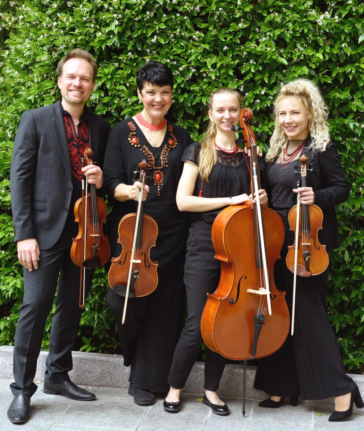 Un quartetto di archi ucraini suonerà Dvořák e Glière