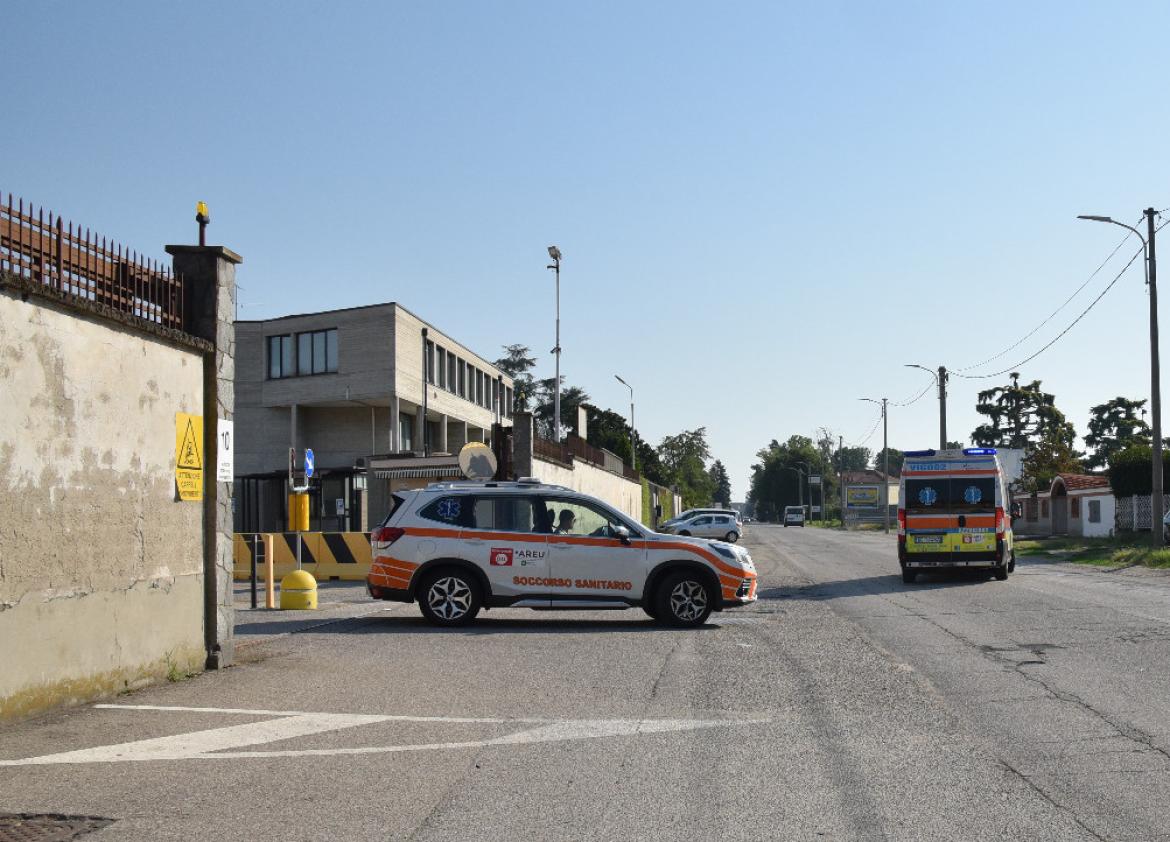 Infortunio lavorativo a Vigevano: 58enne soccorso in codice giallo