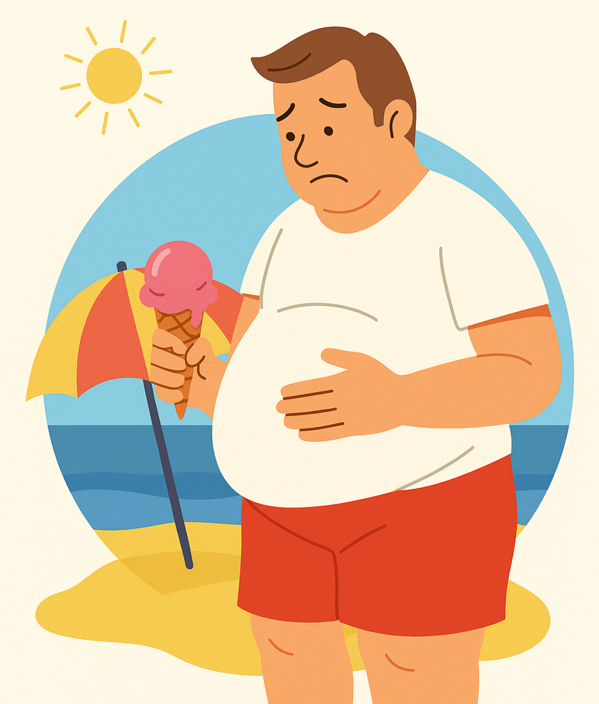Dieta: il prezzo dell'estate? Due chili in più sulla pancia...