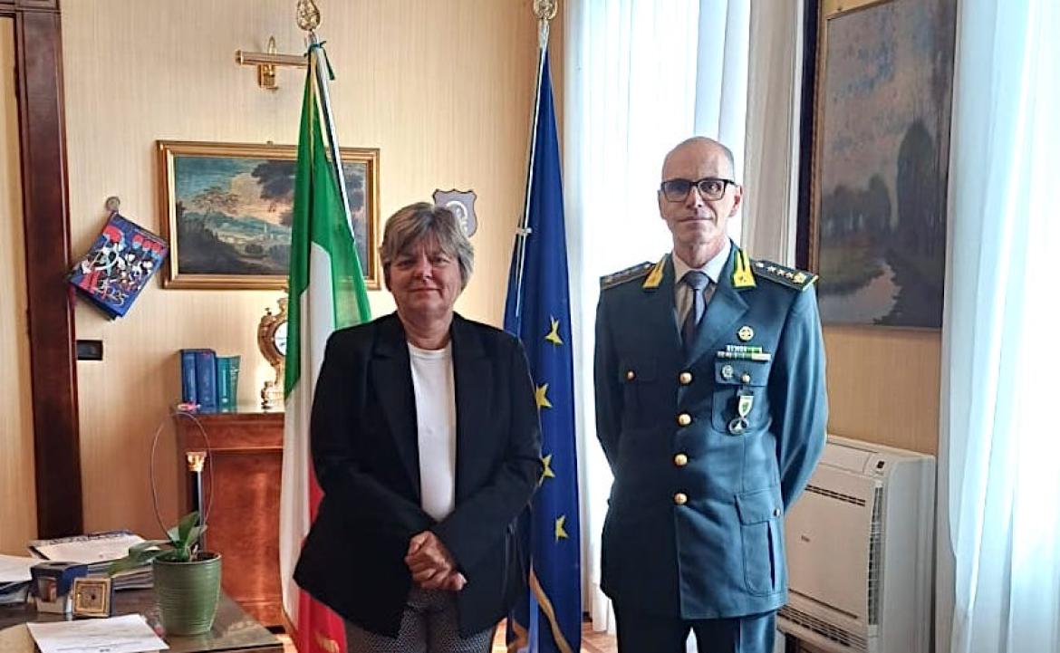 Il nuovo Comandante provinciale della Guardia di finanza ricevuto dal Prefetto di Pavia