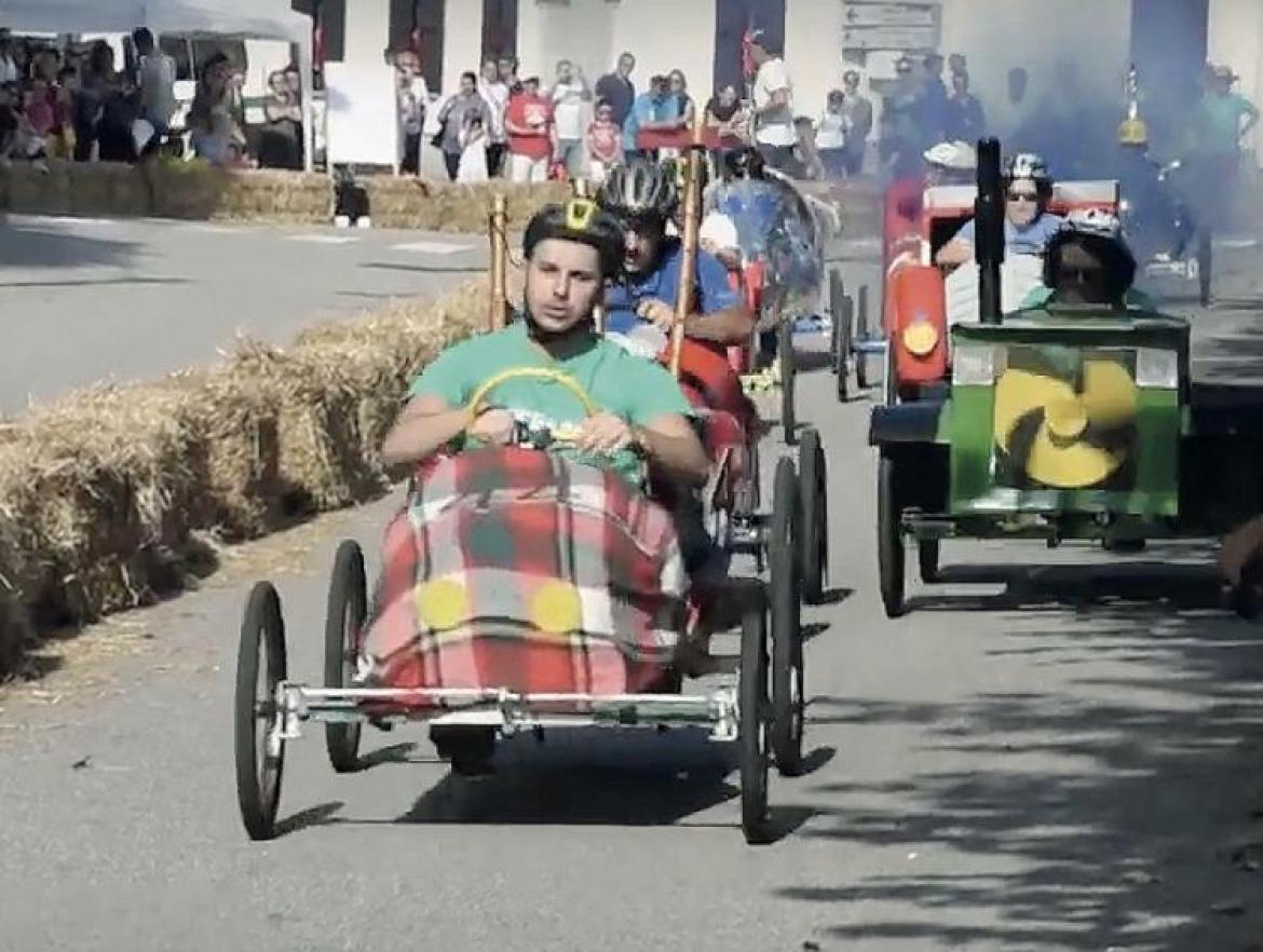Il gran premio di auto a pedali e la sagra del risotto