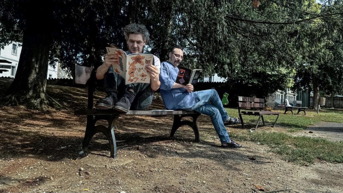 Una casa editrice in un'officina