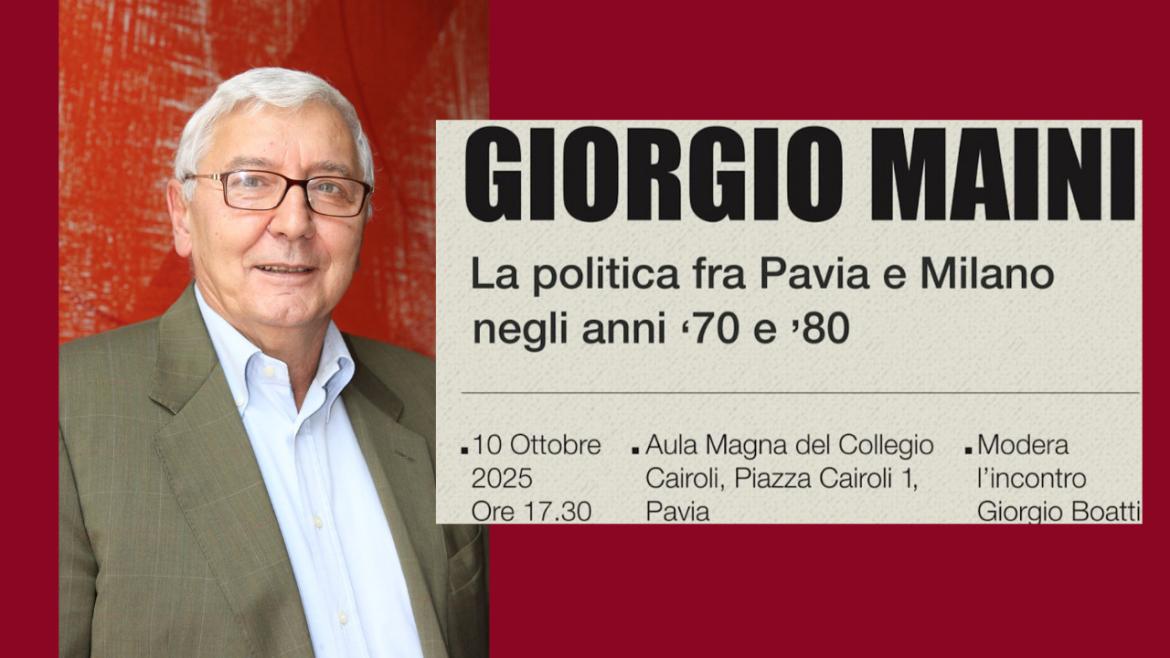 A un anno dalla scomparsa un convegno per ricordare la figura di Giorgio Maini