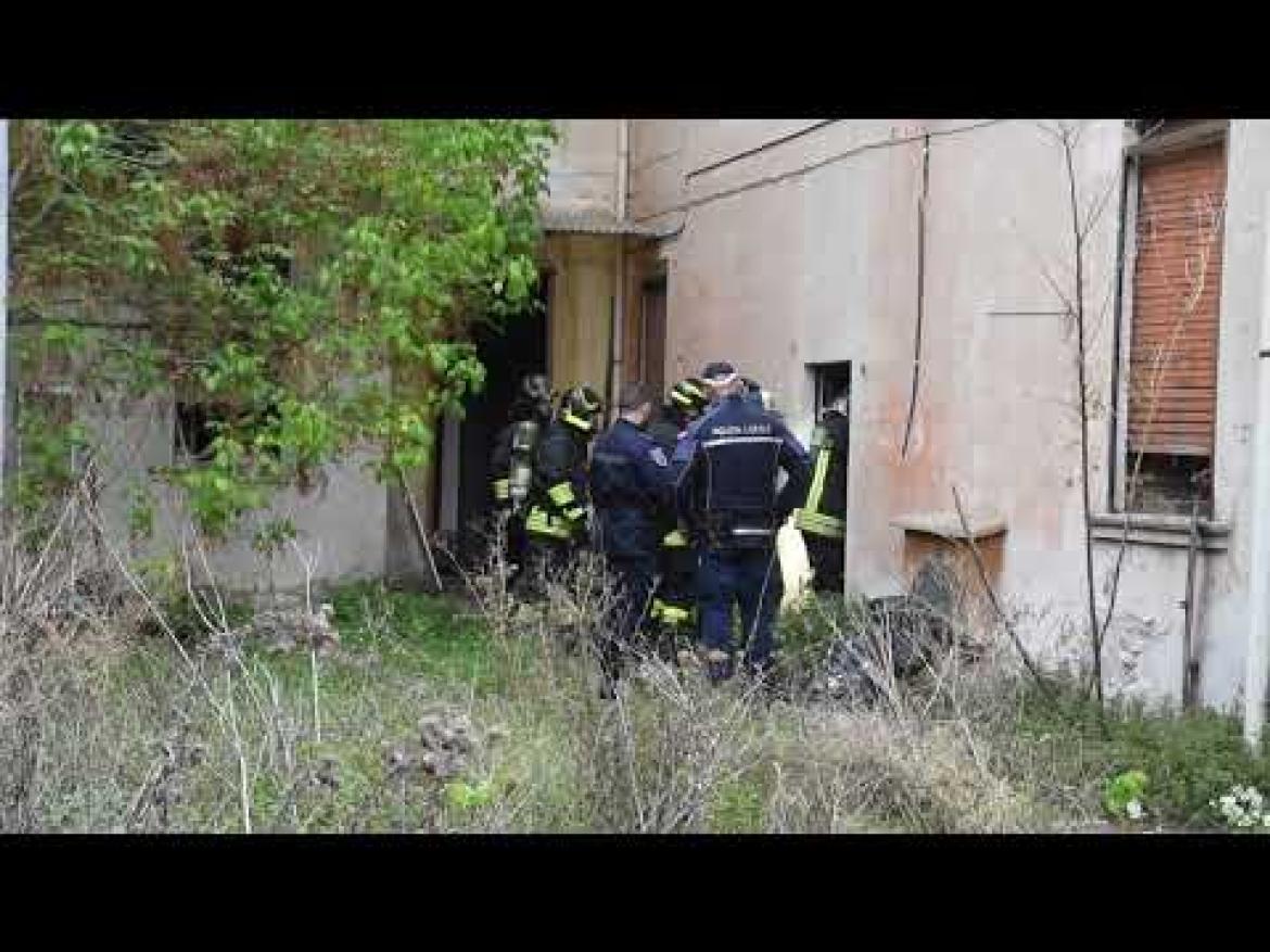 Vigevano: incendio in un edificio abbandonato di corso Pavia