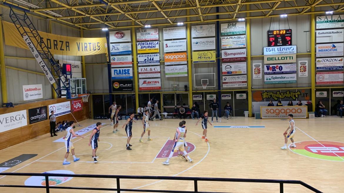 Basket, Serie C: Robbio parte male poi tenta un recupero contro Cermenate (86-77)