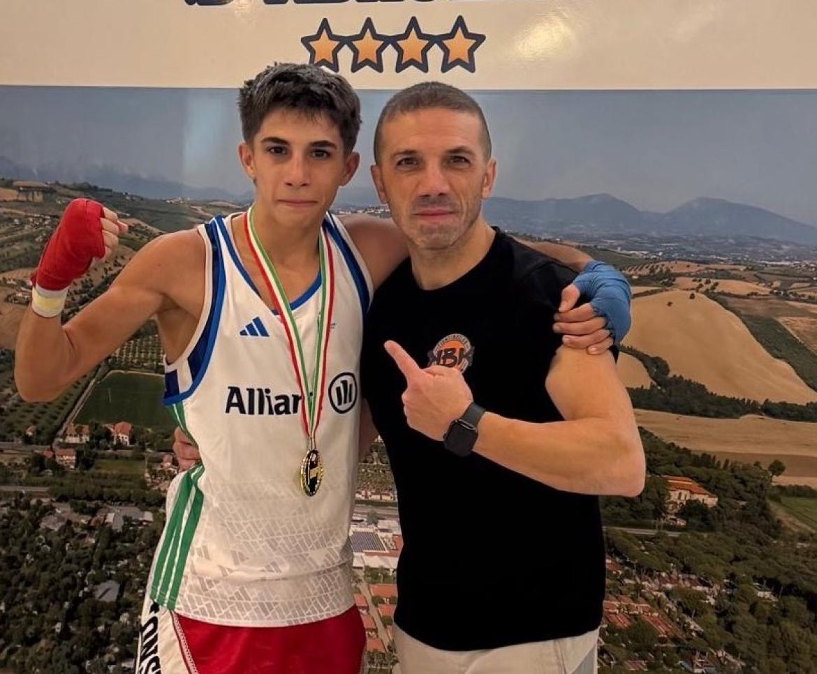 Boxe, il vigevanese Lorenzo Genna (Kbk Fighting Club)  è campione italiano Under 15
