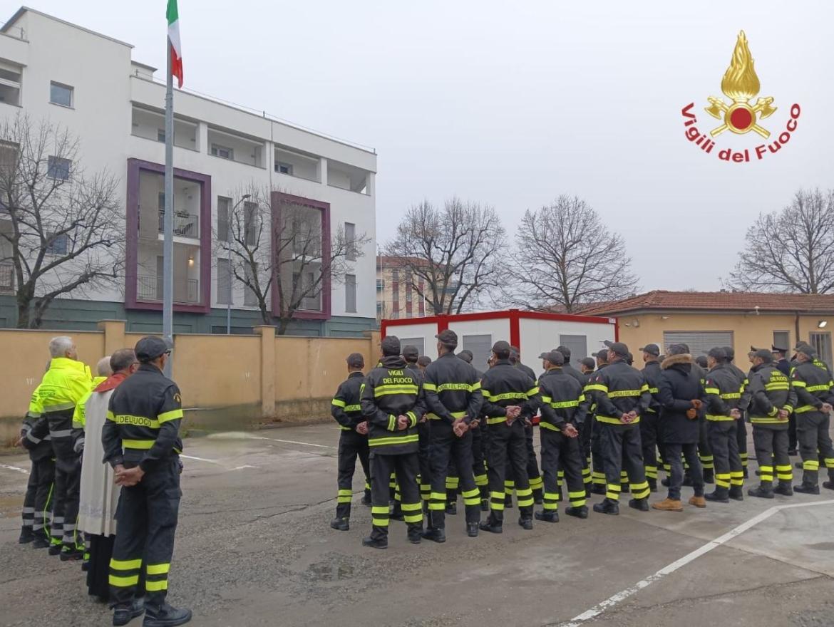 I vigili del fuoco festeggiano Santa Barbara