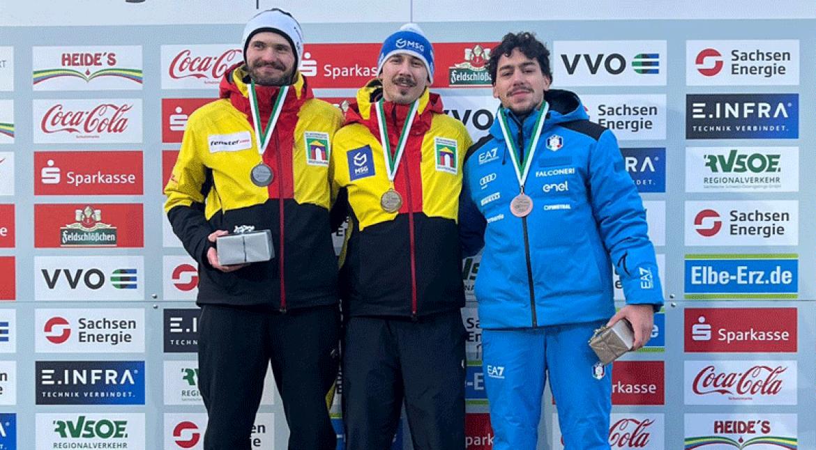 Skeleton, Drovanti sale sul podio ad Altenberg piazzandosi terzo