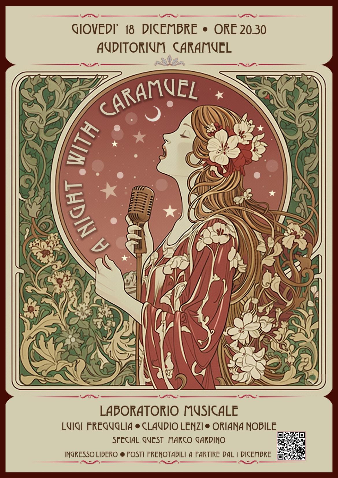 Una serata di musica e solidariet&agrave; al Caramuel