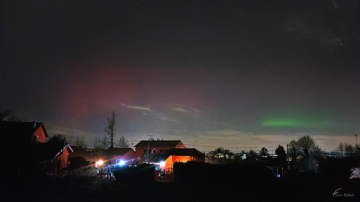 L'aurora boreale sui cieli di Vigevano: chi &egrave; riuscito a vederla?