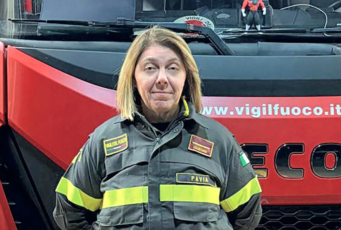 Vigili del fuoco, Giuliana Cresta alla guida del Distaccamento di Garlasco