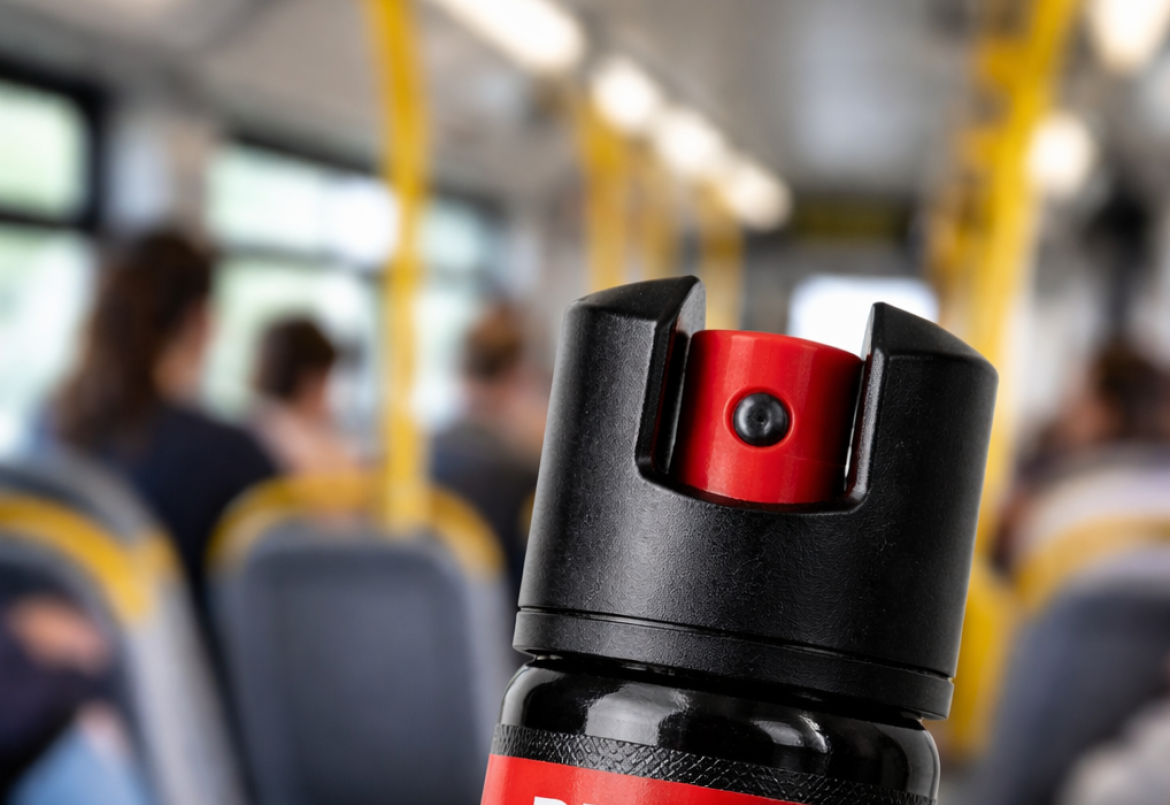 Spray al peperoncino su un autobus a Voghera