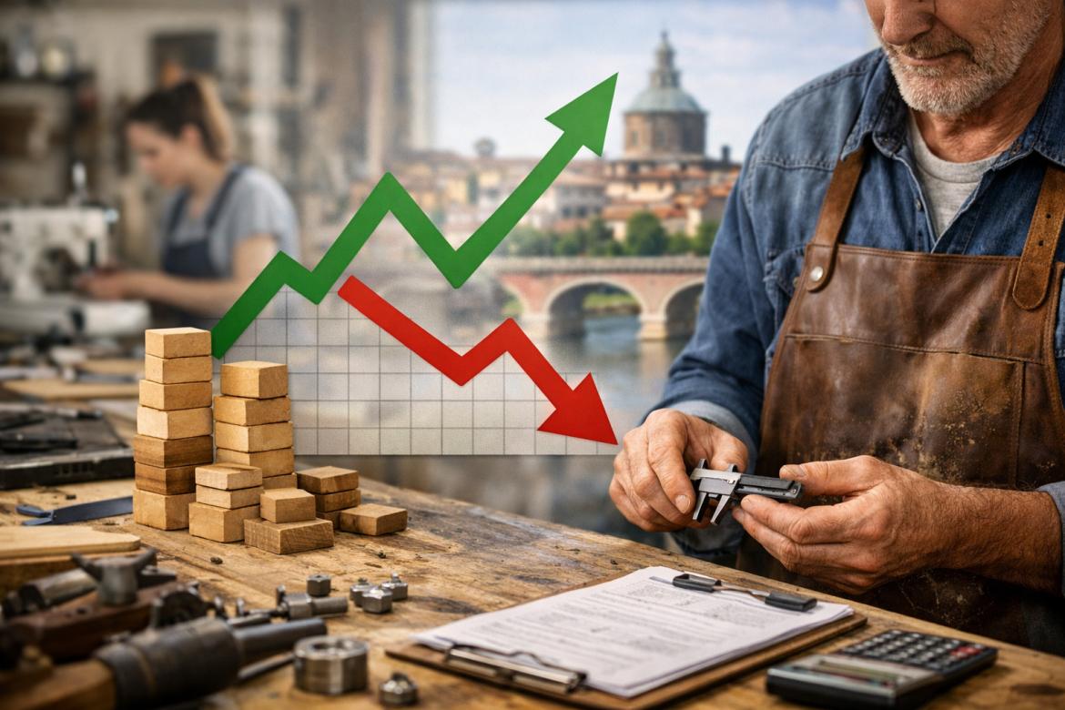 Artigianato, in 10 anni perse 128 mila imprese, ma la provincia di Pavia tiene