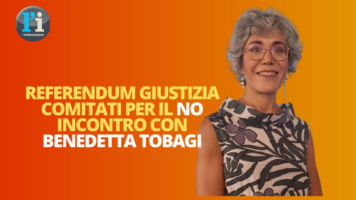Referendum giustizia, per il "No" incontro con Benedetta Tobagi