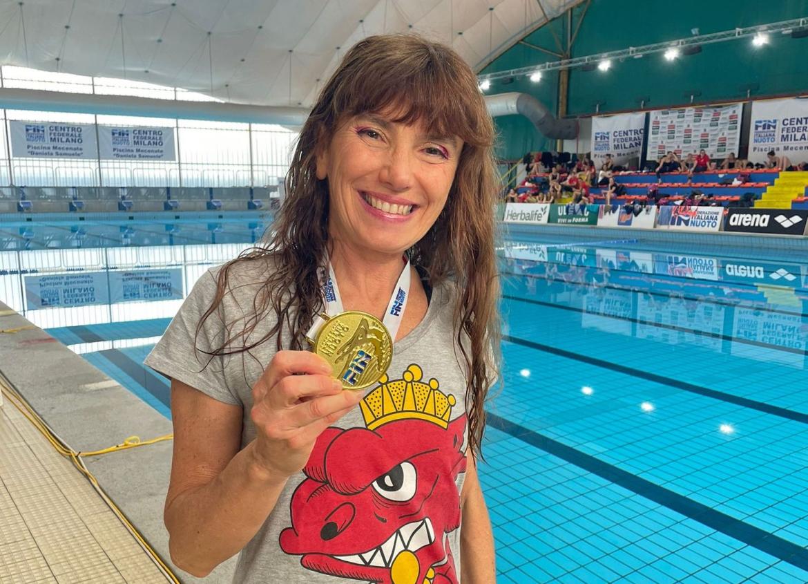 Nuoto artistico Master: ,Michela Barbini &egrave; campionessa nel Solo Tecnico M60