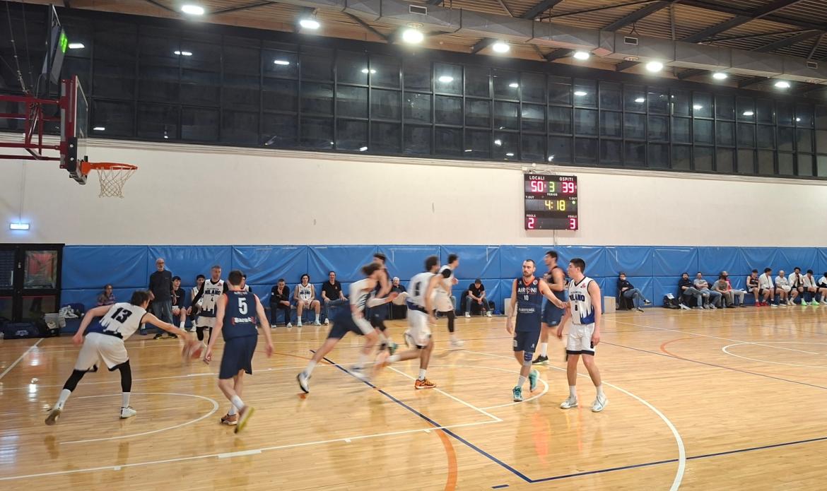 Basket, Serie C: Robbio lotta fino alla fina ma prevale Pall. Milano (75-69)