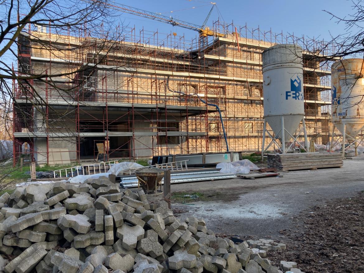 &Egrave; ripartito dopo una lunga interruzione il cantiere del nuovo Pollini