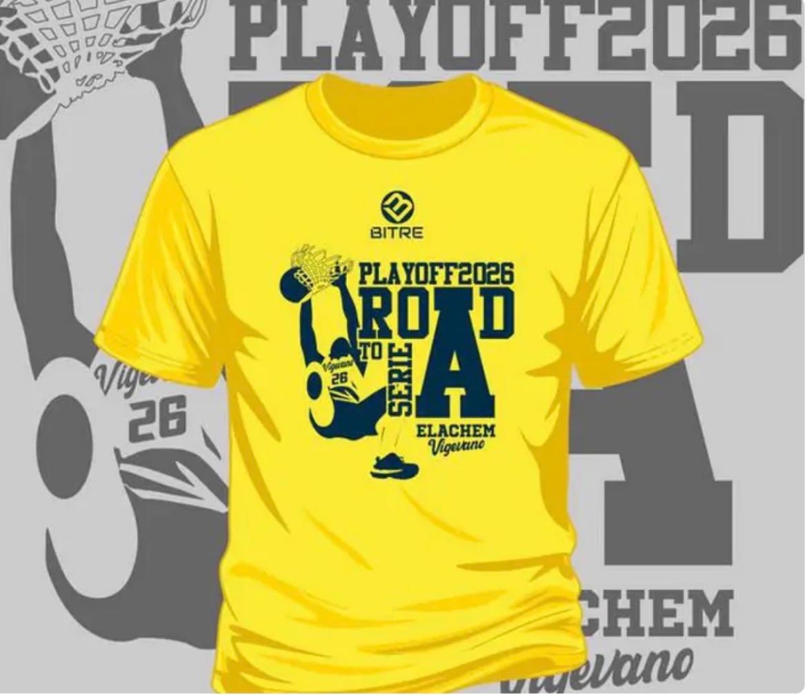 Basket, serie B: dal 26 aprile in vendita le magliette-play-off per i tifosi