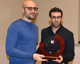 Luca Rinaldi, giornalista d'inchiesta, premiato a Vigevano