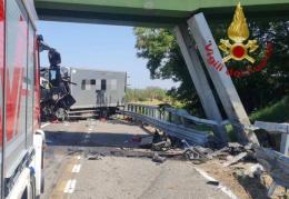 Riaperta in mattinata l'autostrada A21 tra i caselli di Broni e Casteggio
