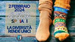 Calzini spaiati, venerdì 2 febbraio la giornata internazionale