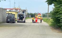 Sannazzaro, malore mentre è al lavoro: 53enne elitrasportato in codice rosso