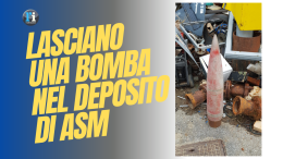 Bomba "smaltita" nel deposito rottami metallici di Asm 