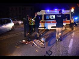 Vigevano, bicicletta travolta da un'auto. Ragazza ventenne trasferita in elisoccorso